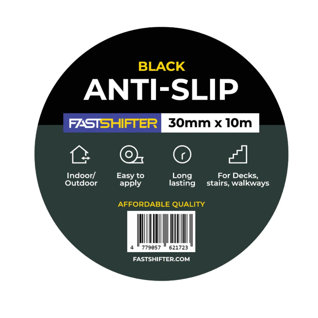 Fastshifter Anti-Slip Joist Tape 30mm × 10m (black)
