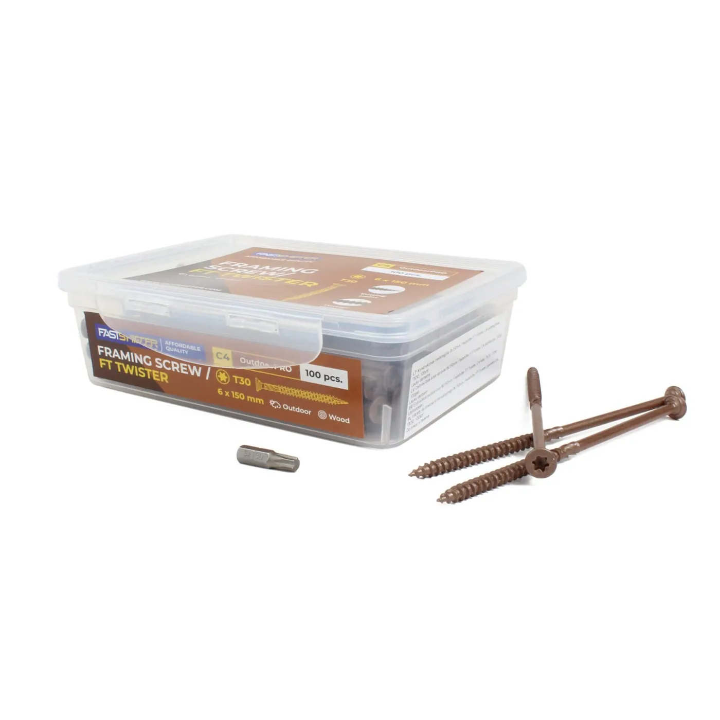 FASTSHIFTER Twister C4 structural screws 5×90mm 200 pcs